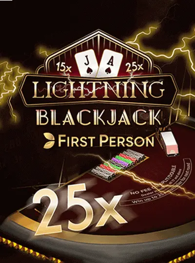 First Person Lightning Blackjack
